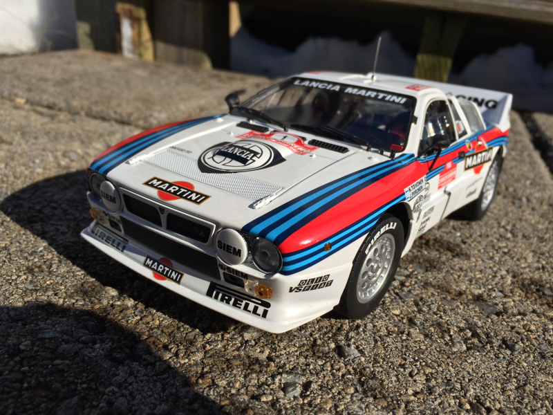 Illustration for article titled Diecast Review: 1985 Lancia 037 Martini